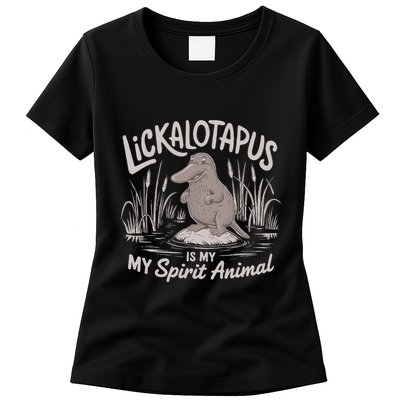 Lickalottapus Is My Spirit Animal Womens T-Shirt