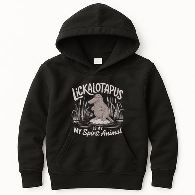 Lickalottapus Is My Spirit Animal Kids Hoodie