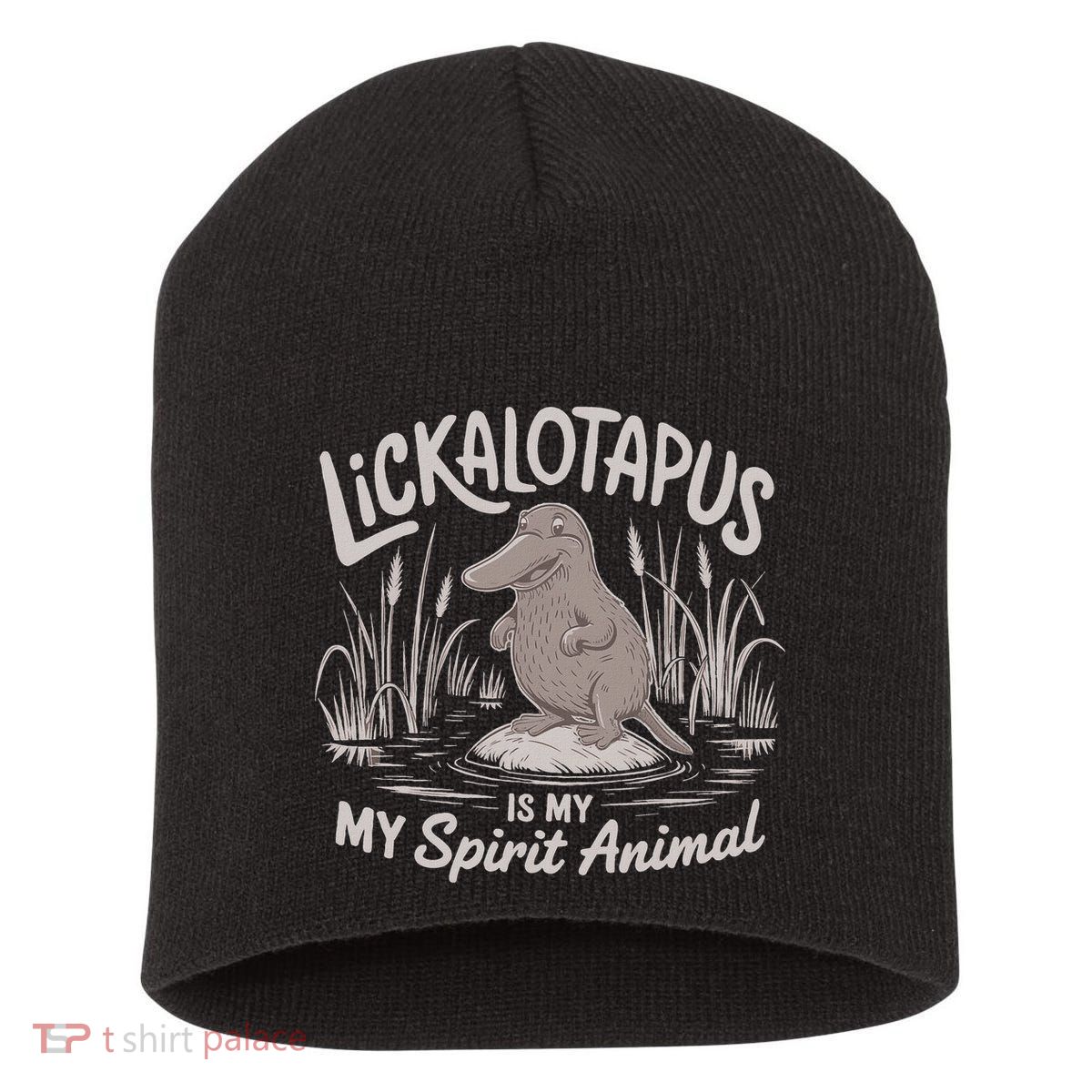 Lickalottapus Is My Spirit Animal Short Acrylic Beanie