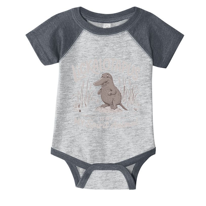 Lickalottapus Is My Spirit Animal Infant Baby Jersey Bodysuit