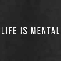 Life Is Mental Positive Mental Health 7 Panel Mesh Trucker Snapback Hat