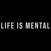 Life Is Mental Positive Mental Health Women's Crop Top Tee