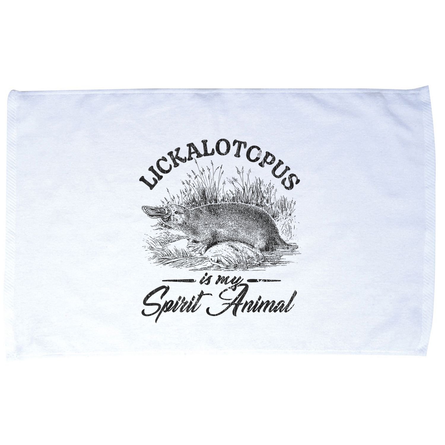 Lickalotapus Is My Spirit Animal Microfiber Hand Towel