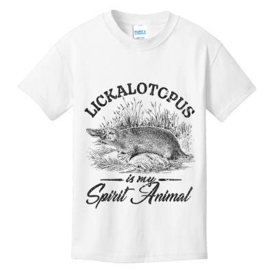 Lickalotapus Is My Spirit Animal Kids T-Shirt