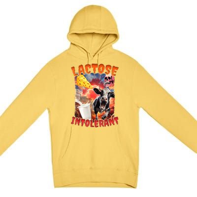 Lactose Intolerant Meme Premium Pullover Hoodie