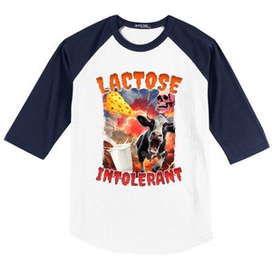 Lactose Intolerant Meme Baseball Sleeve Shirt