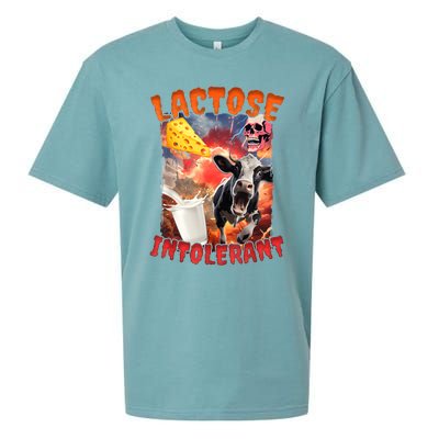 Lactose Intolerant Meme Sueded Cloud Jersey T-Shirt