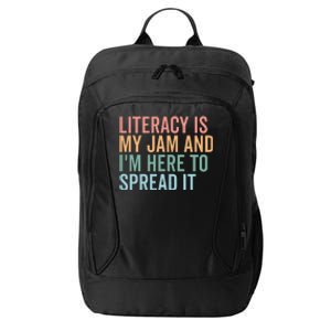 Literacy Is My Jam And IM Here To Spread Literacy Teacher City Backpack