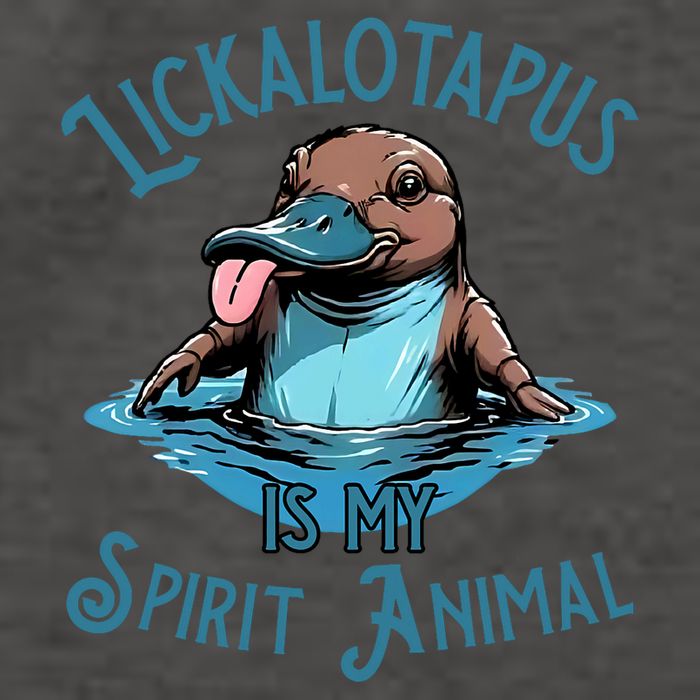 Lickalotapus Is My Spirit Animal Meme Funny Lickalotapus Vector Backpack