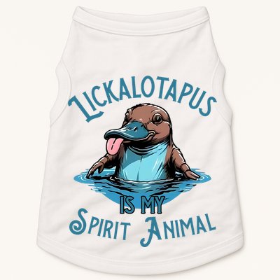 Lickalotapus Is My Spirit Animal Meme Funny Lickalotapus Doggie Tank