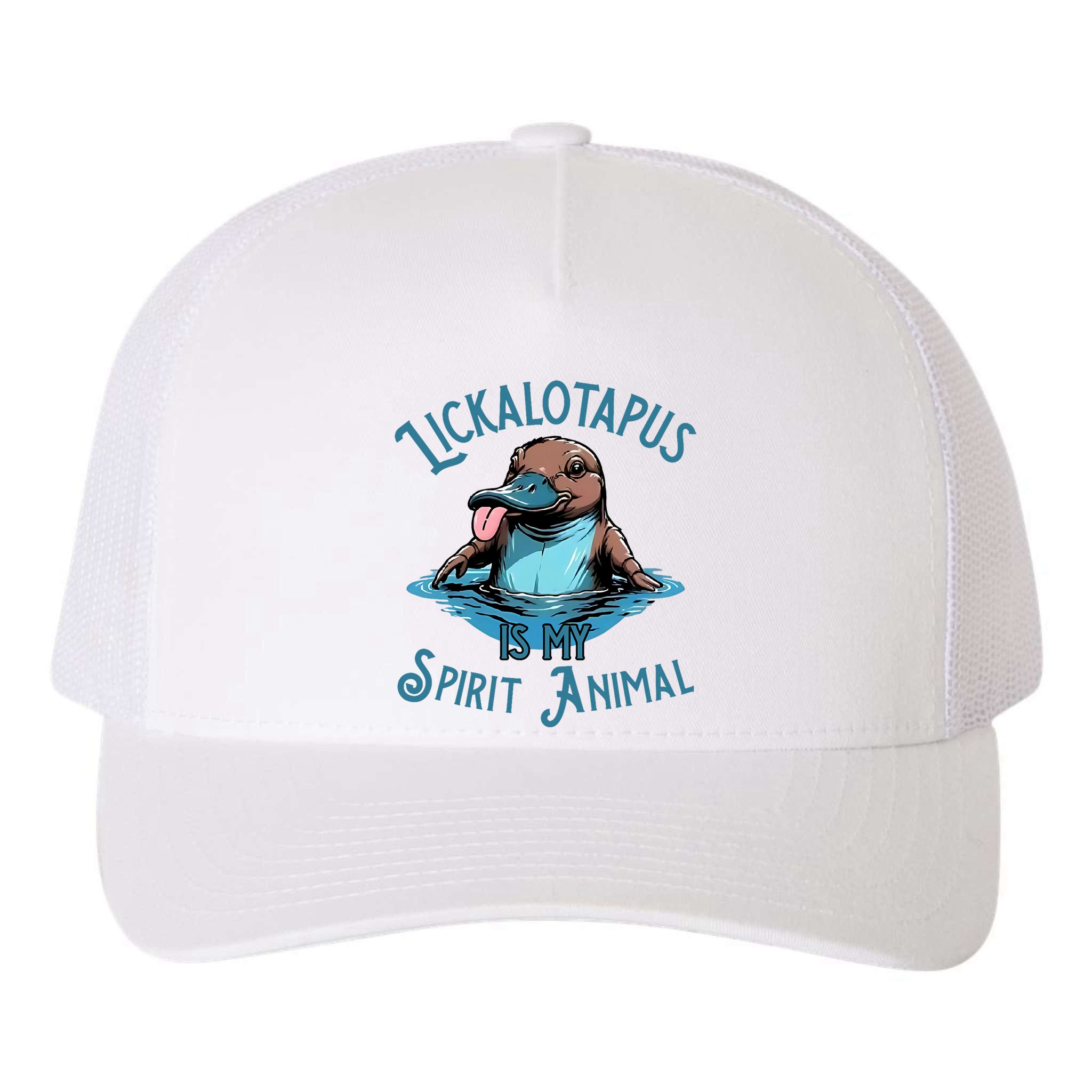 Lickalotapus Is My Spirit Animal Meme Funny Lickalotapus Yupoong Adult 5-Panel Trucker Hat