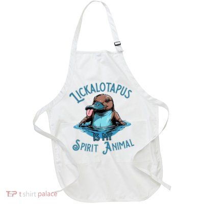 Lickalotapus Is My Spirit Animal Meme Funny Lickalotapus Apron