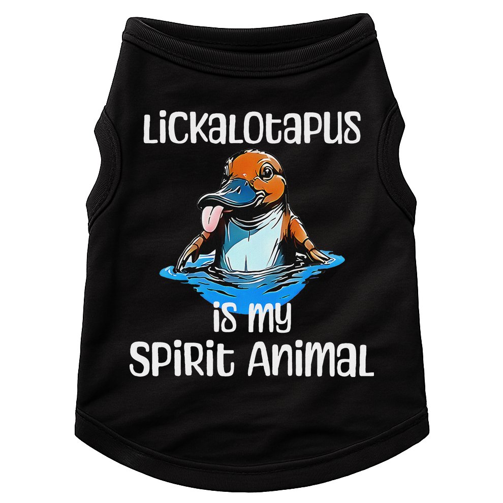 Lickalotopus Is My Spirit Animal Doggie Tank