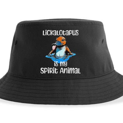 Lickalotopus Is My Spirit Animal Sustainable Bucket Hat