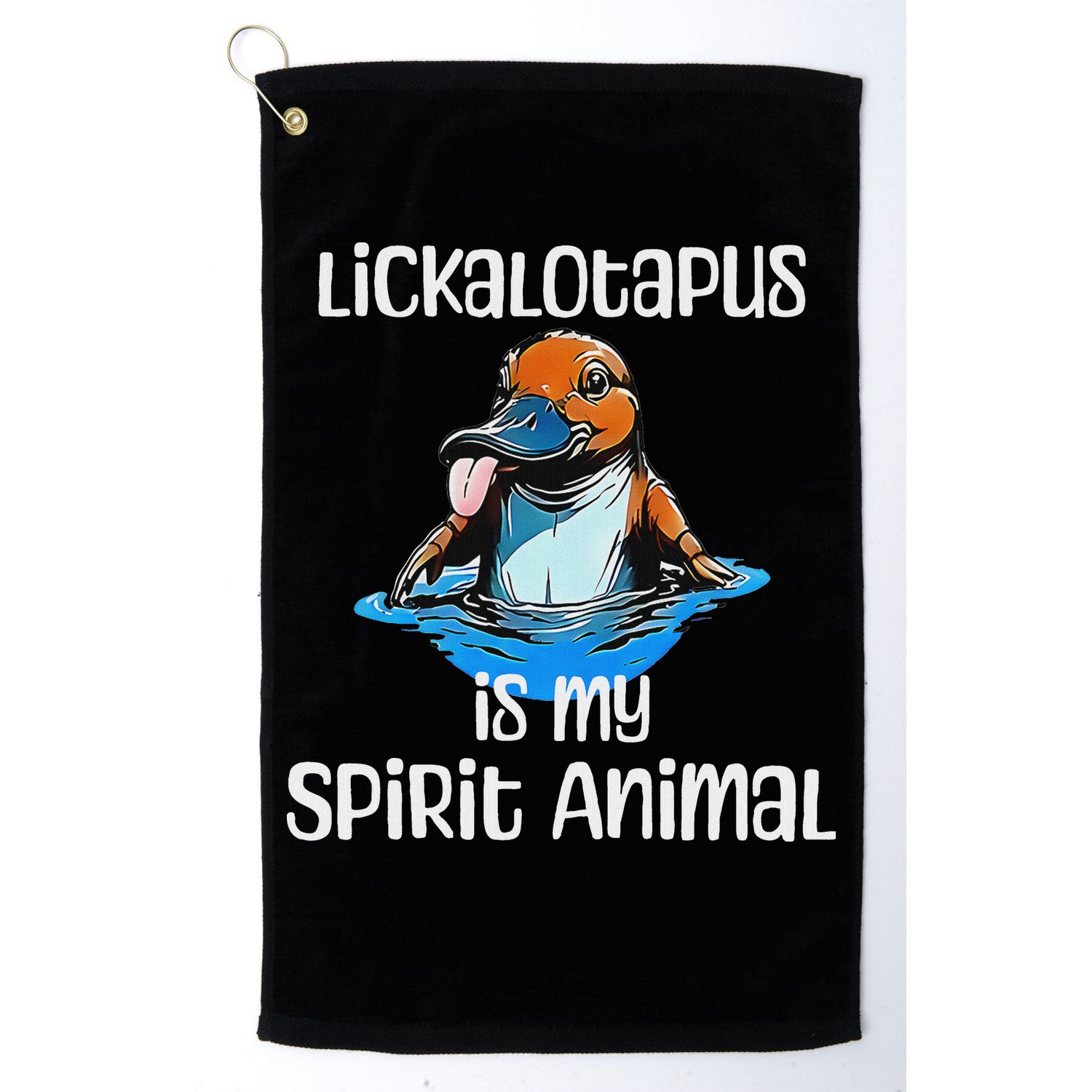 Lickalotopus Is My Spirit Animal Golf Towel