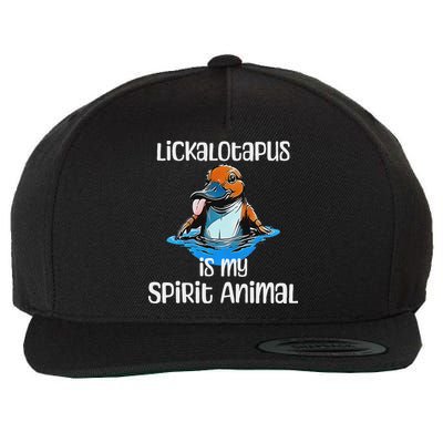 Lickalotopus Is My Spirit Animal Wool Snapback Cap