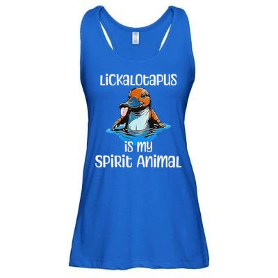 Lickalotopus Is My Spirit Animal Ladies Essential Flowy Tank
