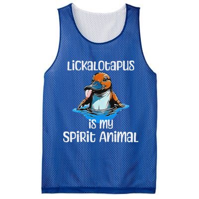 Lickalotopus Is My Spirit Animal Mesh Reversible Basketball Jersey Tank