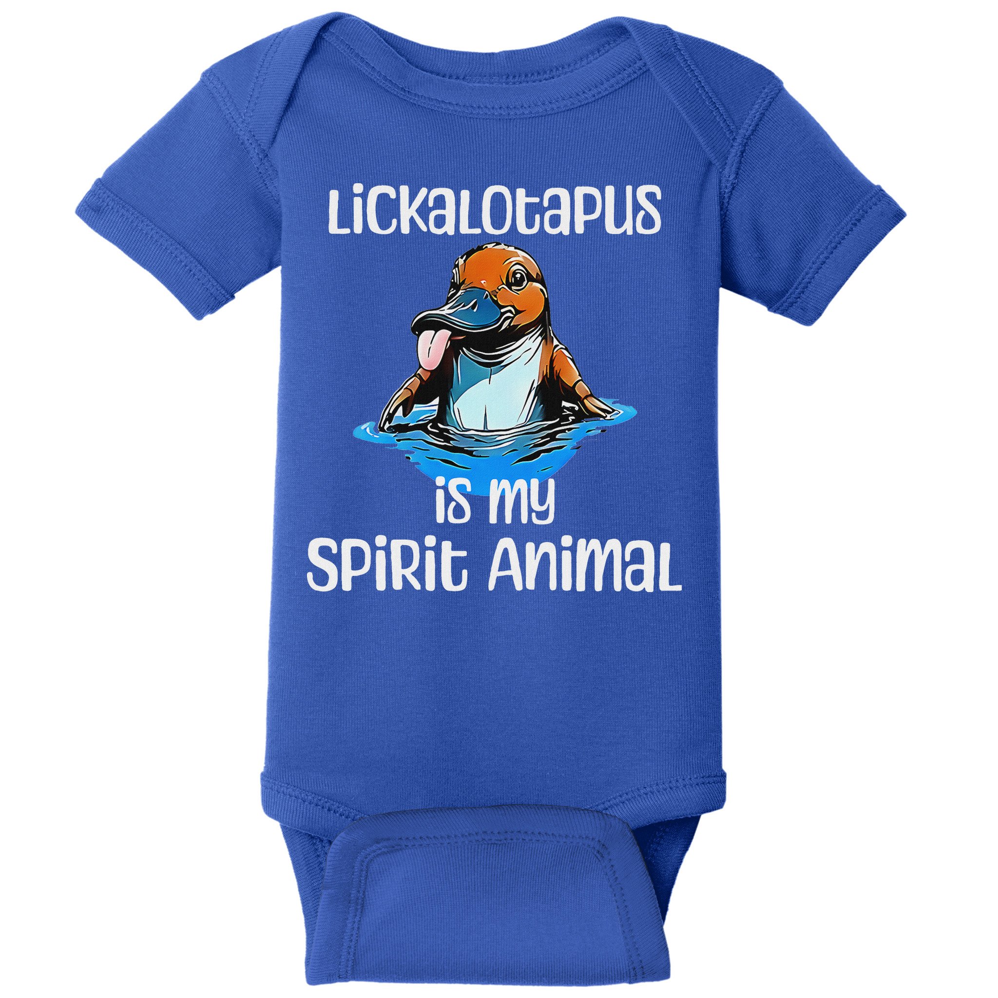 Lickalotopus Is My Spirit Animal Baby Bodysuit