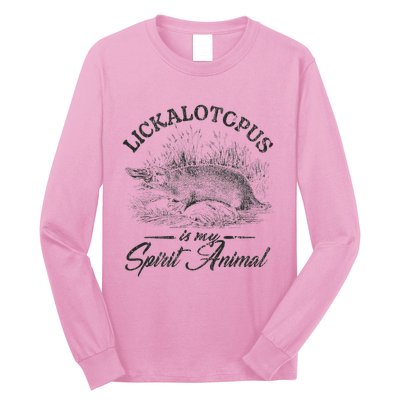 Lickalotapus Is My Spirit Animal Long Sleeve Shirt
