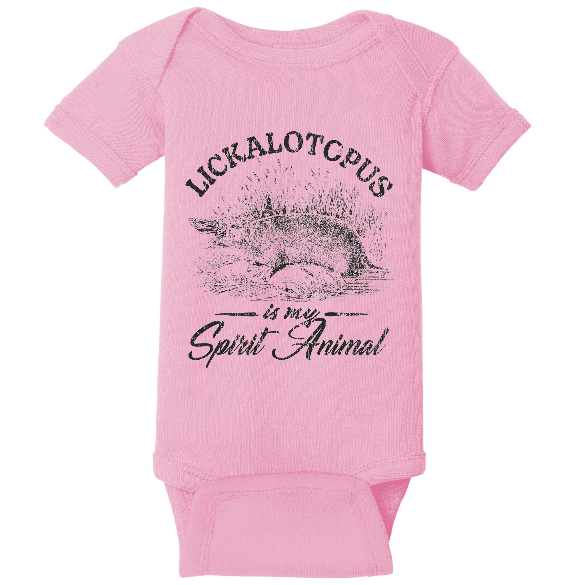 Lickalotapus Is My Spirit Animal Baby Bodysuit