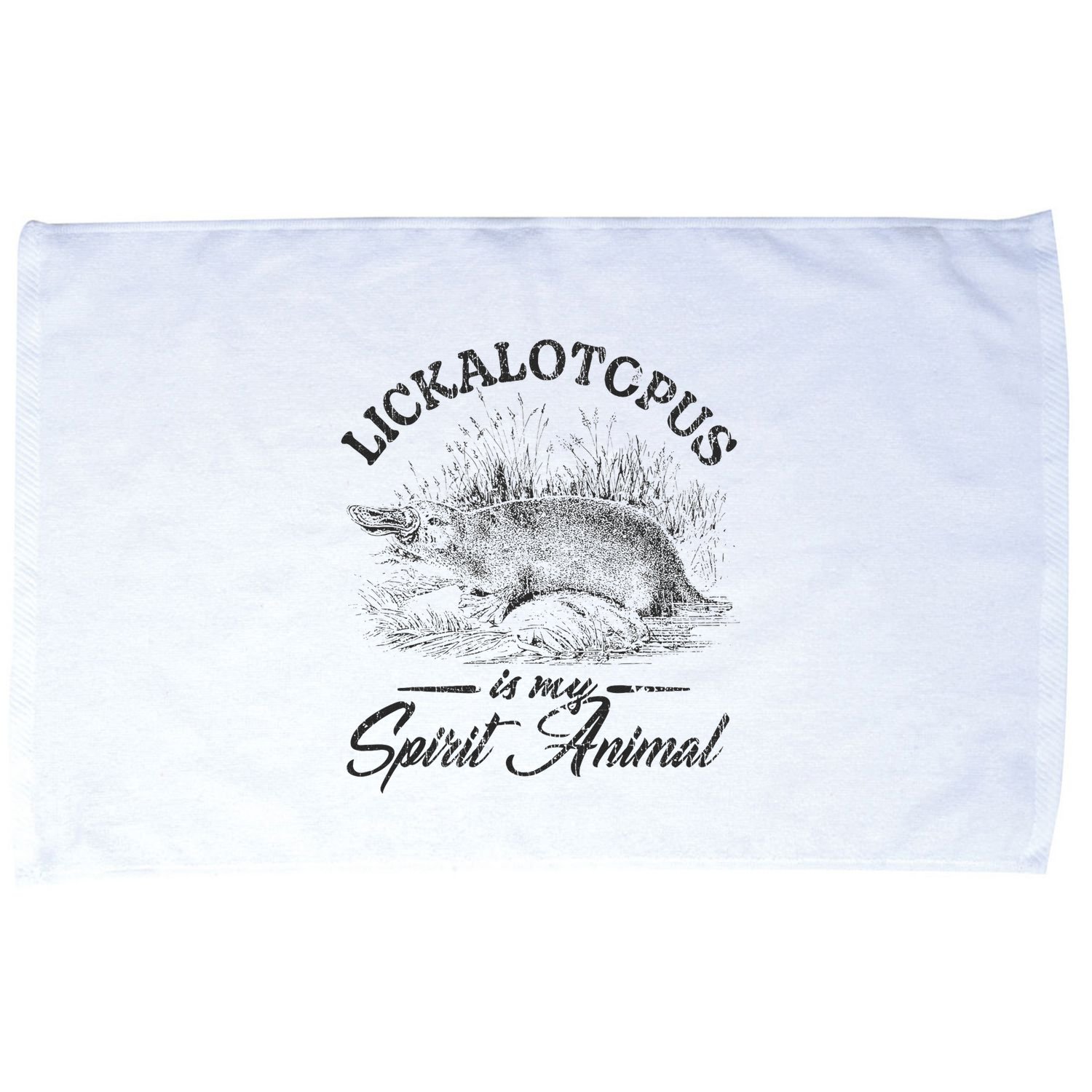 Lickalotapus Is My Spirit Animal Microfiber Hand Towel