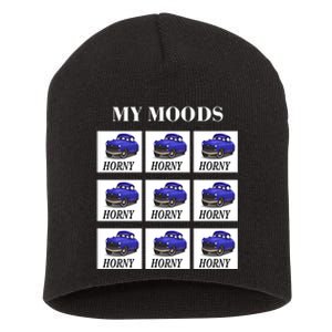 Lucca International My Moods Horny Huddy Short Acrylic Beanie