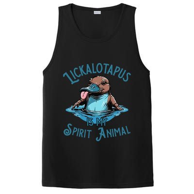 Lickalotapus Is My Spirit Animal Meme Funny Lickalotapus Gift PosiCharge Competitor Tank