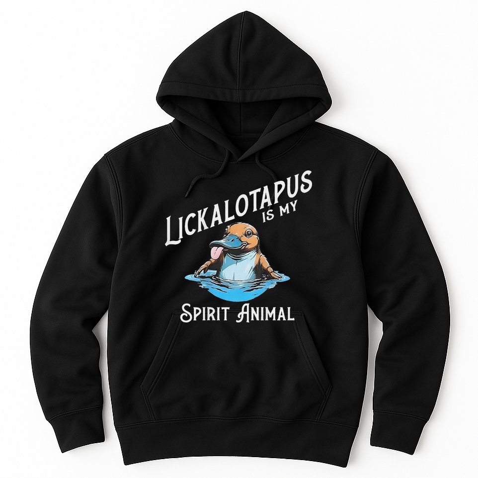 Lickalottapus Is My Spirit Animal Front And Back Hoodie