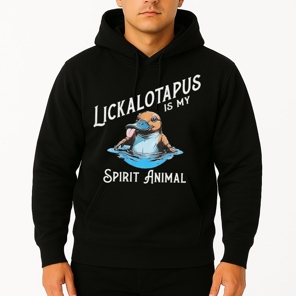 Lickalottapus Is My Spirit Animal Front And Back Hoodie