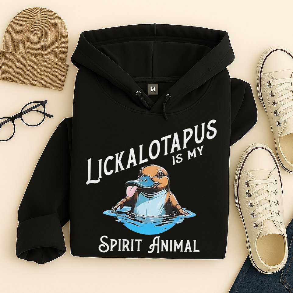 Lickalottapus Is My Spirit Animal Front And Back Hoodie