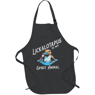 Lickalottapus Is My Spirit Animal Front And Back Apron