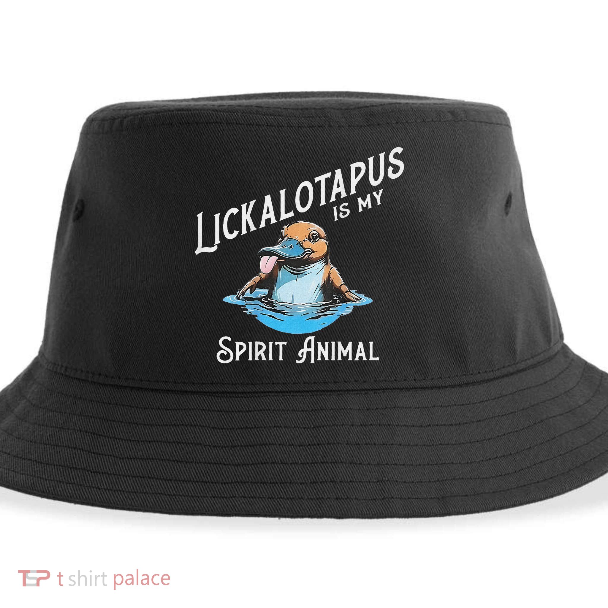 Lickalottapus Is My Spirit Animal Front And Back Sustainable Bucket Hat