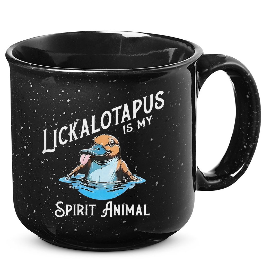 Lickalottapus Is My Spirit Animal Front And Back 15oz Campfire Ceramic Mug