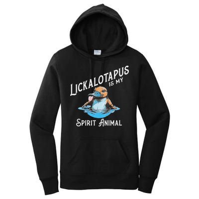 Lickalottapus Is My Spirit Animal Front And Back Women's Pullover Hoodie