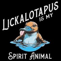 Lickalottapus Is My Spirit Animal Front And Back Magnet
