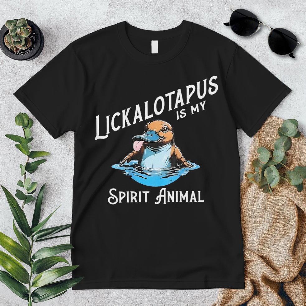 Lickalottapus Is My Spirit Animal Front And Back Premium T-Shirt