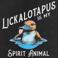 Lickalottapus Is My Spirit Animal Front And Back Golf Towel