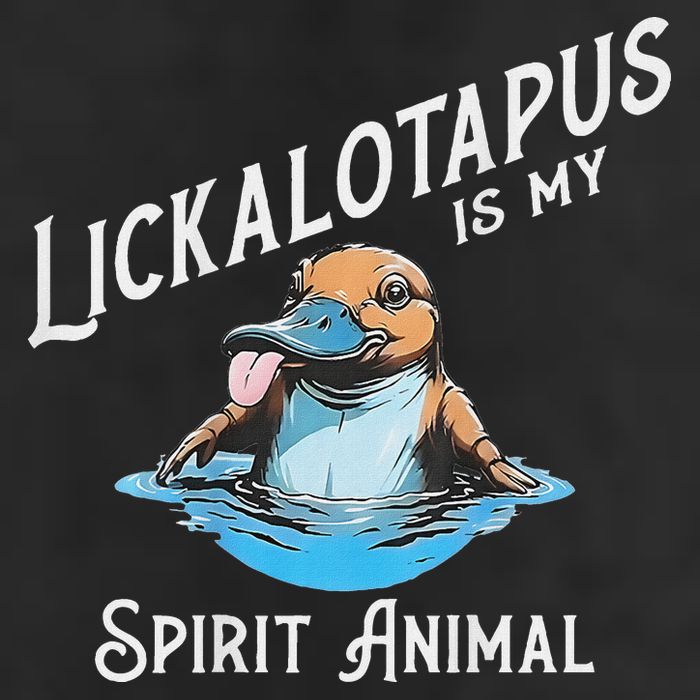 Lickalottapus Is My Spirit Animal Front And Back Golf Towel