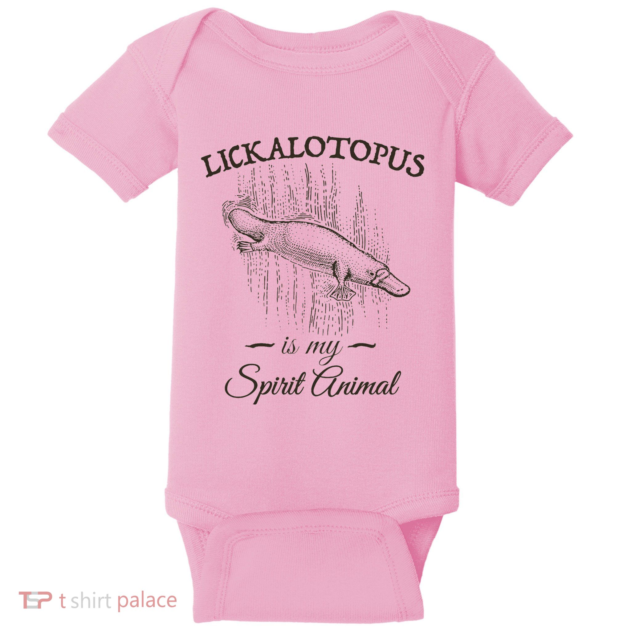 Lickalotopus Is My Spirit Animal Baby Bodysuit