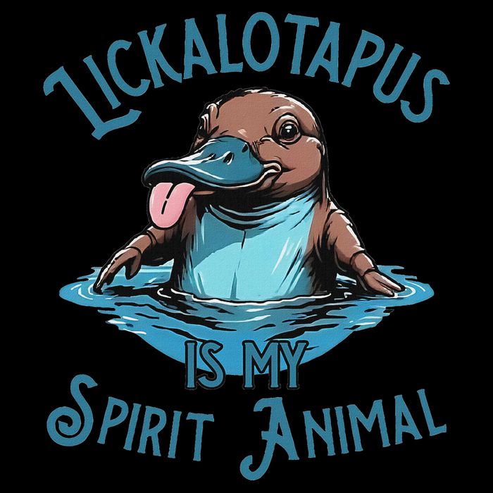 Lickalotapus Is My Spirit Animal Meme Funny Lickalotapus 16 in Basic Backpack