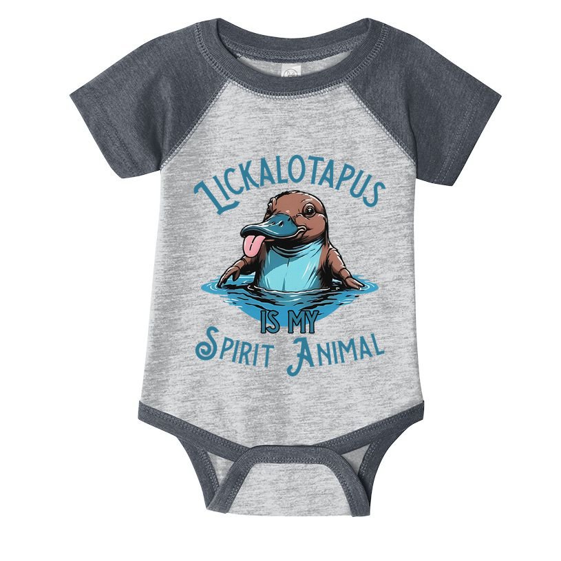 Lickalotapus Is My Spirit Animal Meme Funny Lickalotapus Infant Baby Jersey Bodysuit