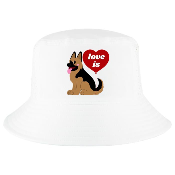 Love Is My Dog German Shepherd Dogs Lover Cool Comfort Performance Bucket Hat