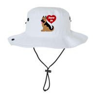 Love Is My Dog German Shepherd Dogs Lover Legacy Cool Fit Booney Bucket Hat