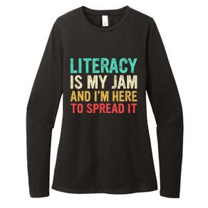 Literacy Is My Jam And IM Here To Spread It Womens CVC Long Sleeve Shirt