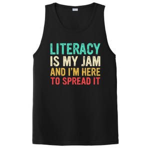 Literacy Is My Jam And IM Here To Spread It PosiCharge Competitor Tank