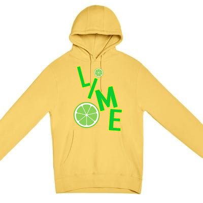 Lime Costume Premium Pullover Hoodie