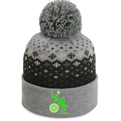 Lime Costume The Baniff Cuffed Pom Beanie