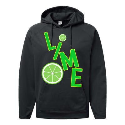 Lime Costume Performance Fleece Hoodie