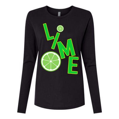 Lime Costume Womens Cotton Relaxed Long Sleeve T-Shirt